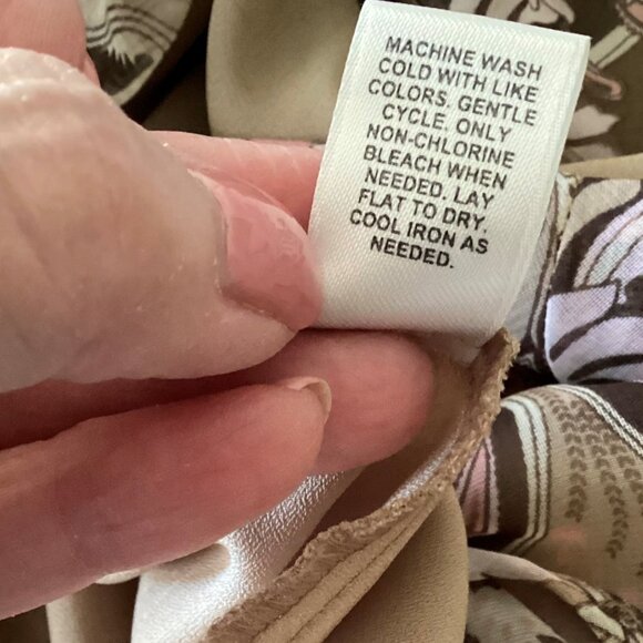 Cato pink and brown flowered wrap skirt, size large - Picture 6 of 6